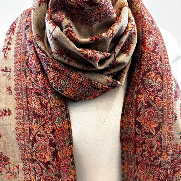 Earth Tones Warm Beautiful Pashmina scarf stole wrap shawl - Picture 3 of 10